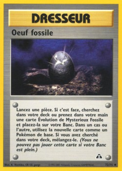 Carte Pokémon: Oeuf fossile