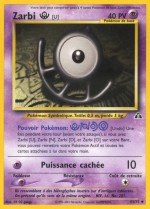 Carte Pokémon: Zarbi