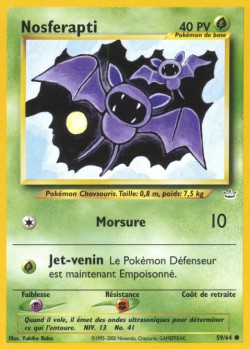 Carte Pokémon: Nosferapti