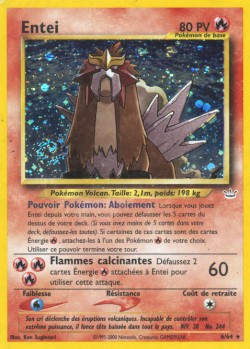Carte Pokémon: Entei