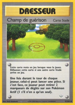 Carte Pokémon: Champ de guérison