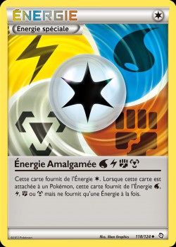 Carte Pokémon: Énergie Amalgamée Eau Électrique Combat Métal