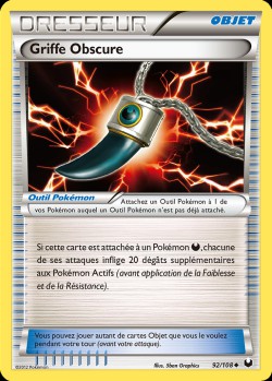 Carte Pokémon: Griffe Obscure