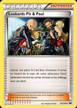 Carte Pokémon: Loubards Pit & Paul