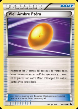 Carte Pokémon: Vieil Ambre Ptéra