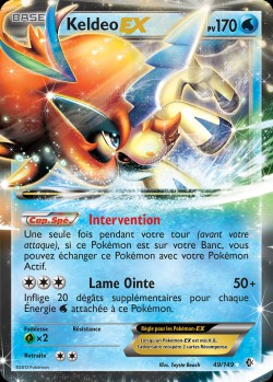 Carte Pokémon: Keldeo EX