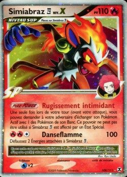 Carte Pokémon: Simiabraz 4 NIV.X
