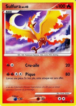 Carte Pokémon: Sulfura