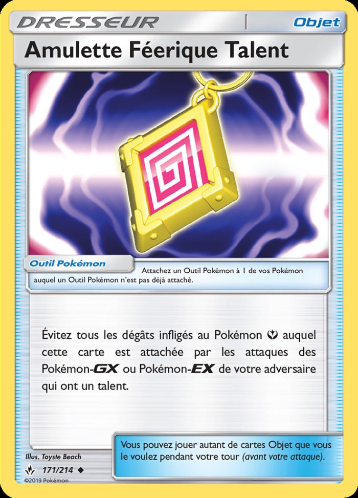 Carte Pokémon: Amulette Féerique Talent