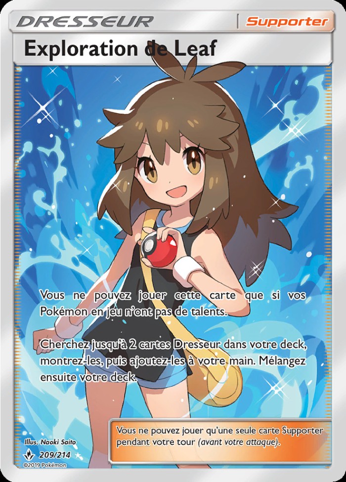 Carte Pokémon: Exploration de Leaf