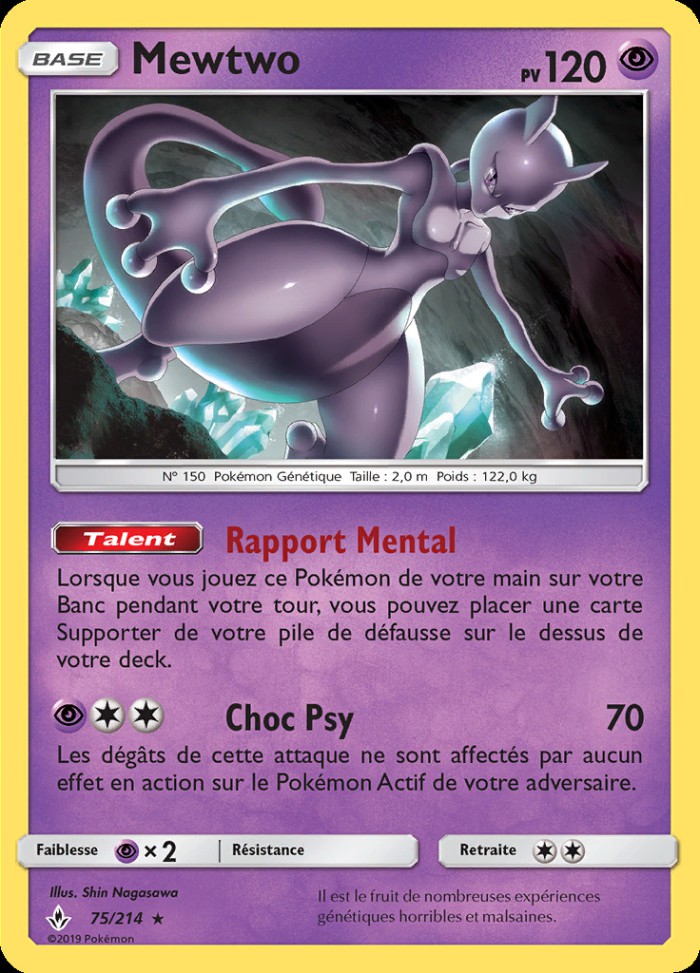 Carte Pokémon: Mewtwo