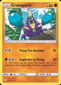 Carte Pokémon: Crabagarre