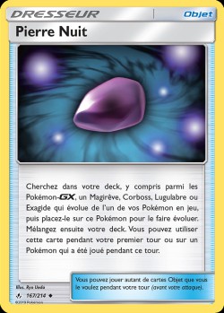 Carte Pokémon: Pierre Nuit