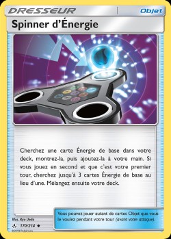 Carte Pokémon: Spinner d'Énergie
