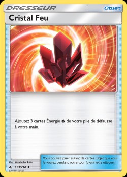 Carte Pokémon: Cristal Feu