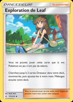 Carte Pokémon: Exploration de Leaf