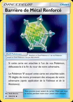 Carte Pokémon: Barrière de Métal Renforcé
