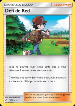 Carte Pokémon: Défi de Red