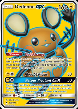 Carte Pokémon: Dedenne GX