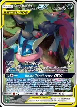 Carte Pokémon: Amphinobi et Zoroark GX