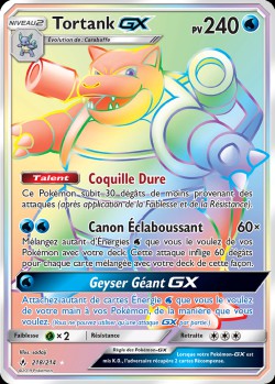 Carte Pokémon: Tortank GX