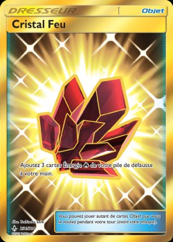 Carte Pokémon: Cristal Feu