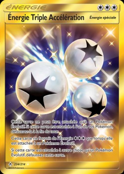 Carte Pokémon: Énergie Triple Accélération