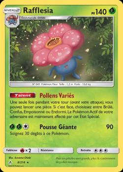 Carte Pokémon: Rafflesia