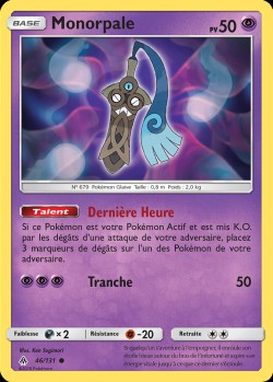 Carte Pokémon: Monorpale