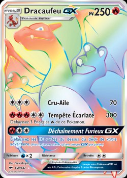 Carte Pokémon: Dracaufeu GX