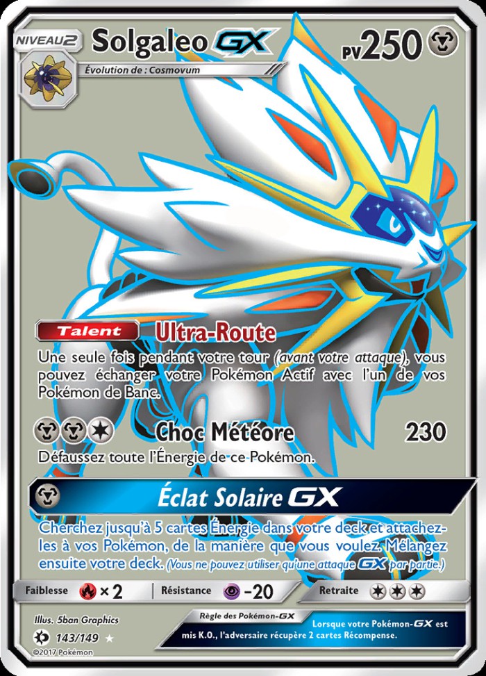 Carte Pokémon: Solgaleo GX