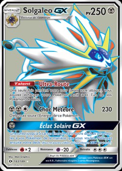 Carte Pokémon: Solgaleo GX