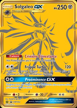 Carte Pokémon: Solgaleo GX