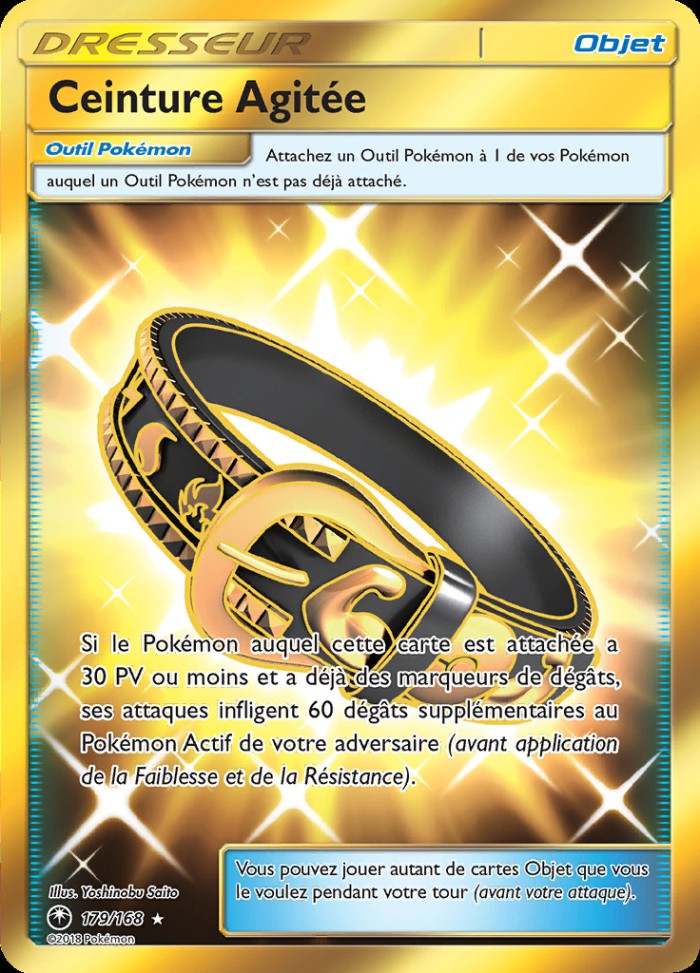 Carte Pokémon: Ceinture Agitée