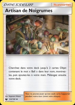 Carte Pokémon: Artisan de Noigrumes