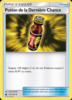 Carte Pokémon: Potion de la Dernière Chance