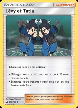Carte Pokémon: Lévy et Tatia