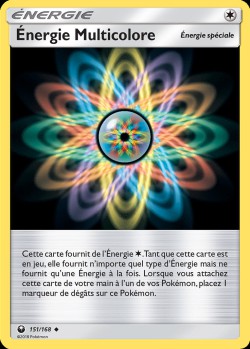 Carte Pokémon: Énergie Multicolore