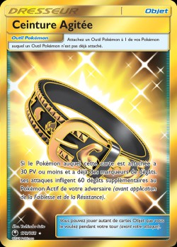 Carte Pokémon: Ceinture Agitée