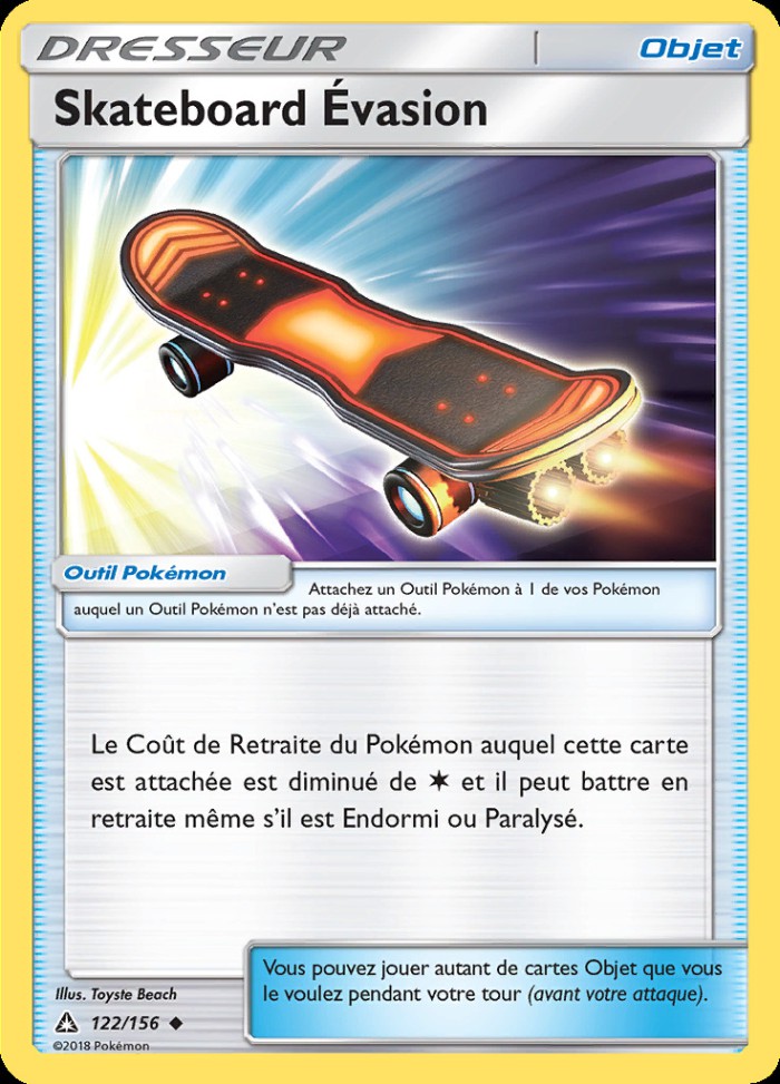Carte Pokémon: Skateboard Évasion