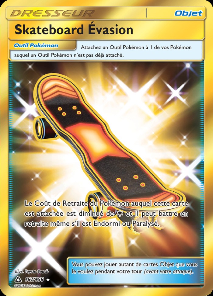 Carte Pokémon: Skateboard Évasion