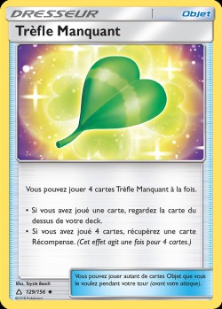 Carte Pokémon: Trèfle Manquant