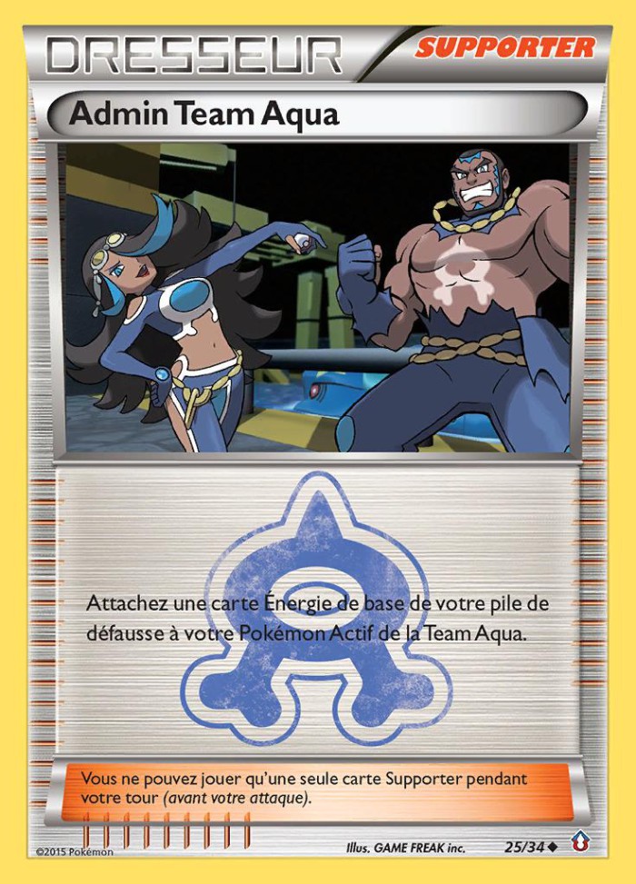 Carte Pokémon: Admin Team Aqua