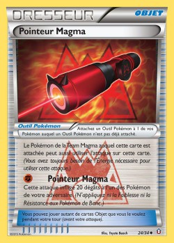 Carte Pokémon: Pointeur Magma