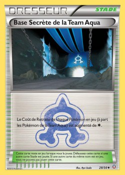 Carte Pokémon: Base Secrète de la Team Aqua