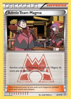 Carte Pokémon: Admin Team Magma
