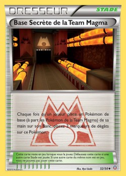 Carte Pokémon: Base Secrète de la Team Magma