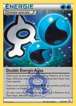 Carte Pokémon: Double Énergie Aqua