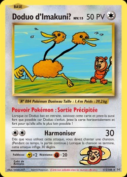 Carte Pokémon: Doduo d'Imakuni?