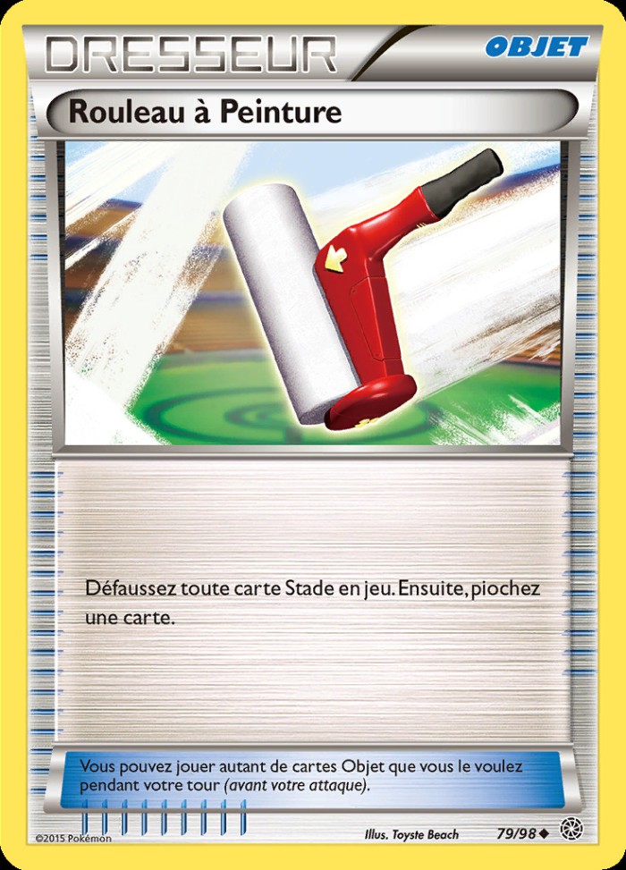 Carte Pokémon: Rouleau à Peinture